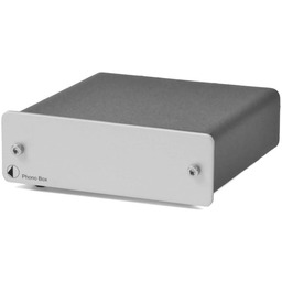 Pro-Ject Phono Box - Przedwzmacniacz gramofonowy MM/MC Srebrny