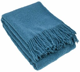 Pled Boucle 140x200cm blue, 140 x 200 cm