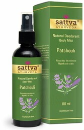 Naturalny dezodorant patchouli, Sattva, 80 ml