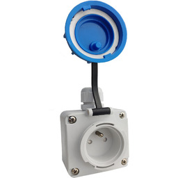 Gniazdo przemysłowe 16A 230V hermetyczne natynkowe wodoodporne IP68