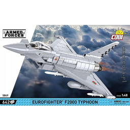 Klocki Cobi 5849 Eurofighter F2000 Typhoon 642 el.