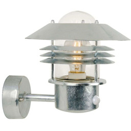 Nordlux - Vejers Lampa Ściennaw/Sensor Galvanised