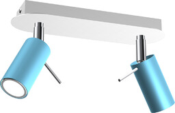 Lampa sufitowa PRESTON BLUE/WHITE 2x mini GU10