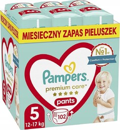 102X Pampers Pieluchy Pieluchomajtki Miesięczny Zapach Pieluszek