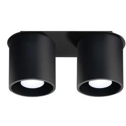 Plafon ORBIS 2 czarny SL.0054 - Sollux