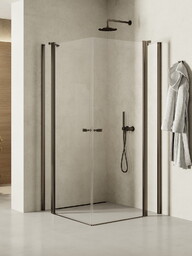 New Trendy New Soleo Gunmetal Brushed kabina kwadratowa