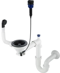 DEANTE Syfon SPACE-SAVER do zlewozmywaka granitowego 1-komorowego 3.5''