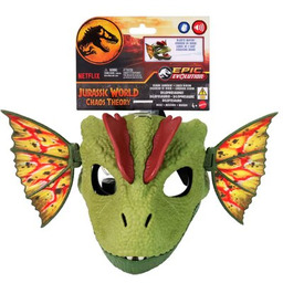 JURASSIC WORLD Zabawka Maska Chaos Theory Dilofozaur HXF55