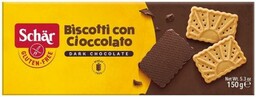 BISCOTTI CON CIOCCOLATO - HERBATNIKI W GORZKIEJ CZEKOLADZIE