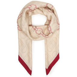 Szal Tommy Hilfiger Chain Silk Large Scarf AW0AW18277