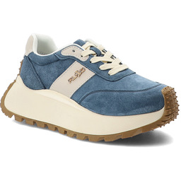 Filippo Sneakersy damskie, cholewka z naturalnej skóry zamszowej
