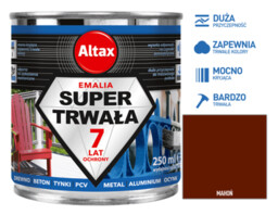 Altax Super Trwała Emalia 250ml Mahoń