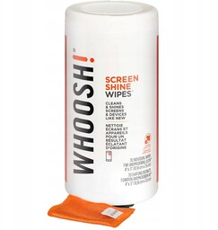 Whoosh Wipes chusteczki do czyszczenia ekranów (70 sztuk)