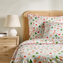 Pościel bawełniana z lamówką Dogimas 200x220 cm