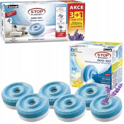 4x tabletka pochłaniacz Ceresit 450g 1xlawenda 3x zwykła