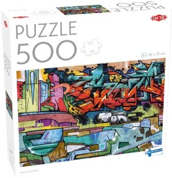 Puzzle 500 Sztuka Uliczna Graffiti, Tactic