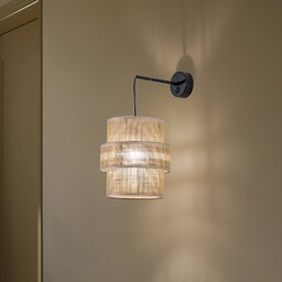 Kinkiet Calisto TK Lighting, brązowy / rdzawy, salon