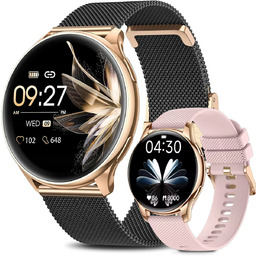 Zegarek SMARTWATCH Rubicon RNCF30 rosegold/black bransoleta + pasek