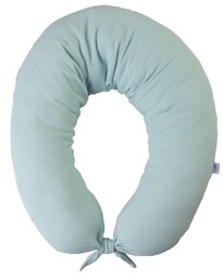 Babymatex Poduszka pozycjonująca Moon Muslin Muślinowa miętowa dł.