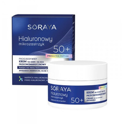SORAYA Hialuronowy mikrozastrzyk Progresywny krem przeciwzmarszczkowy 50+