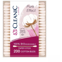 Cleanic patyczki higieniczne Pure Effect 200szt. pudełko