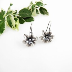 Kolczyki srebrne - Hiacynty