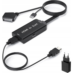 Adapter Kabel Konwerter Hdmi Na Scart Kabel Hdmi