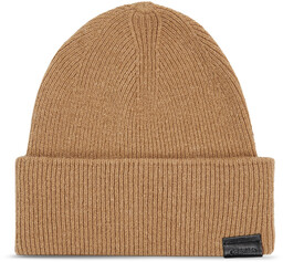 Czapka Calvin Klein Leather Patch Docker Beanie K50K510978