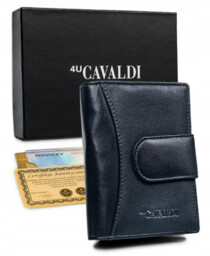 Stylowy Portfel damski skórzany z RFID od Cavaldi