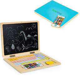 Ecotoys, Tablica edukacyjna magnetyczna laptop