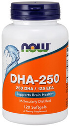 NOW DHA-250 250 DHA/125 EPA 120caps