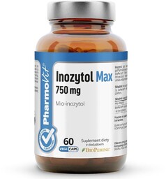 PHARMOVIT Inozytol Max 750mg suplement diety 60 kapsułek