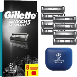 GILLETTE Ostrza do golarki Mach3 Charcoal (8 szt.)