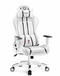 Fotel gamingowy Diablo X-One 2.0 Normal: Biało-czarny