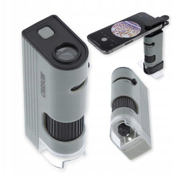 Mikroskop kieszonkowy z adapterem do smartfona Carson 120-240x