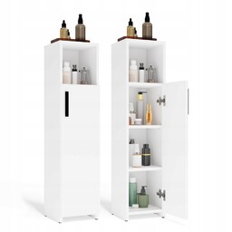 Słupek Łazienkowy Alvo 1D Biały 4 Półki 1