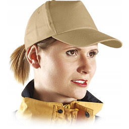 CZ - Czapka z daszkiem - beżowy 57-61