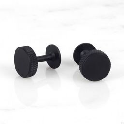 Spinki do mankietów- Cufflinks Black [Cu022]