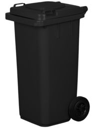 Jestic Pojemnik na odpady 120L grafit/czarny