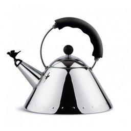 Alessi 9093 Stalowy Czajnik z Gwizdkiem Ptaszkiem 2