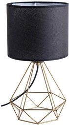 Gabinetowa LAMPA abażurowa HIRA 318602 Polux druciana LAMPKA