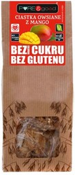 CIASTKA OWSIANE Z MANGO BEZ DODATKU CUKRU BEZGLUTENOWE