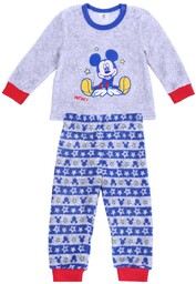 Ciepła, szara piżama Myszka Mickey DISNEY 18-24 m