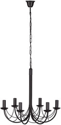 Wisząca LAMPA pałacowa Perseo K-3520 Kaja metalowa OPRAWA