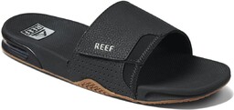 kapcie REEF FANNING SLIDE Black/Silver