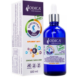 IODICA Naturalny Jod Koncentrat jodu + Minerały 100ml