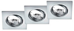 Trio Zestaw trzech lamp sufitowych JURA 650000306 wpuszczane
