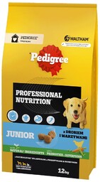 PEDIGREE Junior Professional Nutrition 12 kg z drobiem