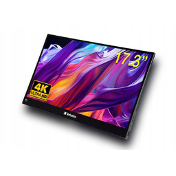 Monitor Verbatim 17,3 PMT-17 Portable Touch Hdmi Usb