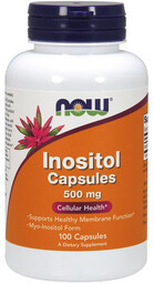 NOW Inositol Capsules 500mg 100caps